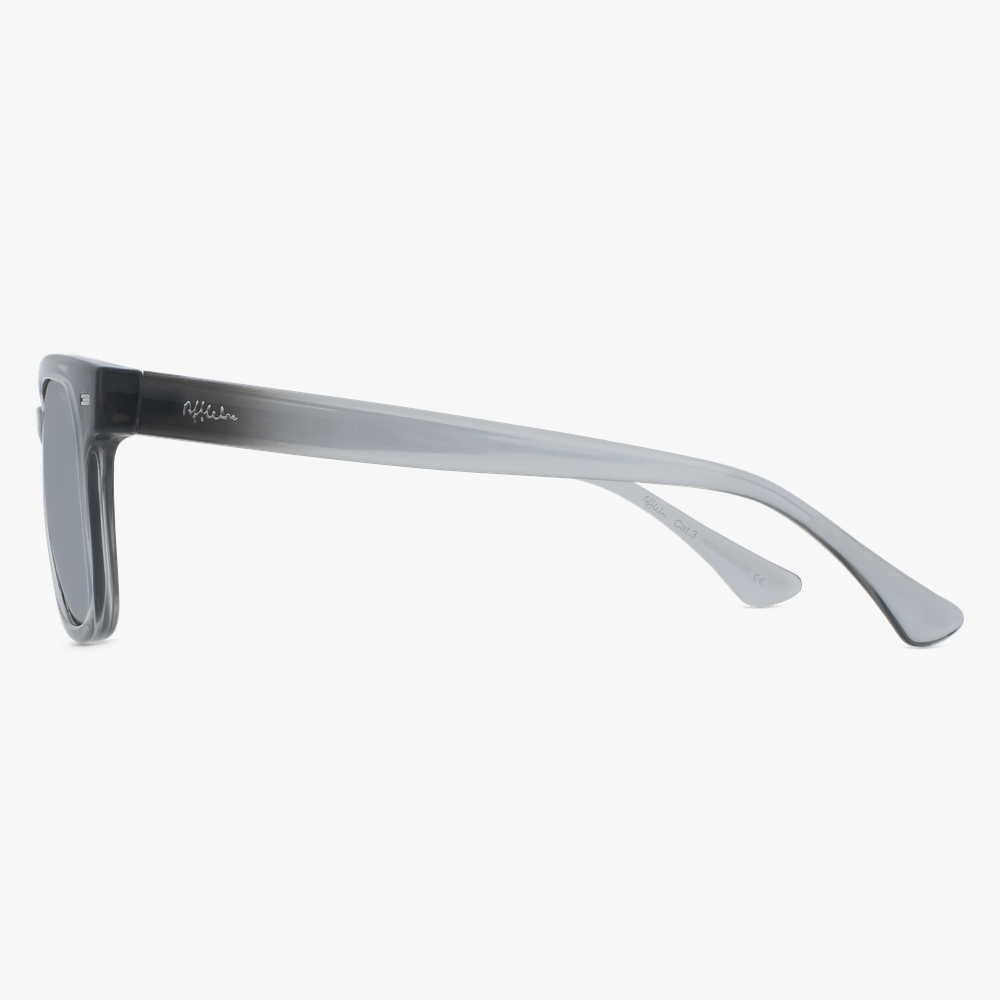 GAFAS DE SOL TOBY POLARIZED blanco/gris - vista de frente