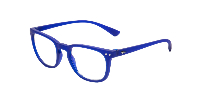 GAFAS GRADUADAS hombre BLUE BLOCK 2 UNISEX azul/azul oscuro mate - vue de 3/4