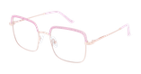 GAFAS GRADUADAS mujer MAGIC294 rosa/dorado - vista de frente