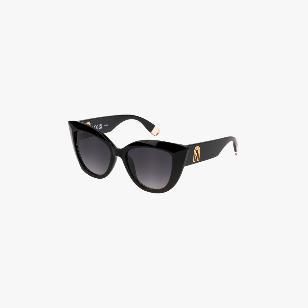 GAFAS DE SOL mujer SFU711 negro brillante - vista de frente