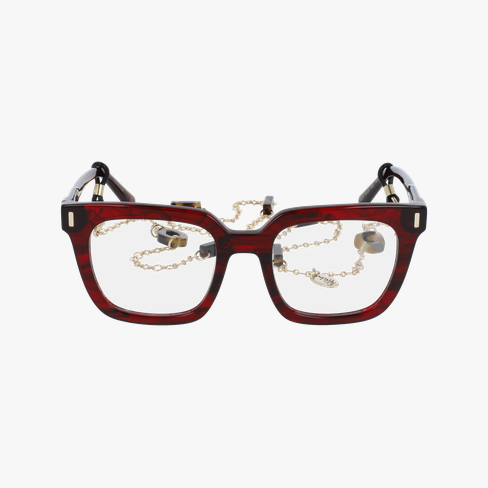 GAFAS GRADUADAS mujer REVEUSE rojo marmoleado