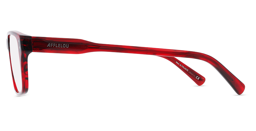 GAFAS GRADUADAS hombre CARACTÈRES ALTRUISTE rojo - vista de frente