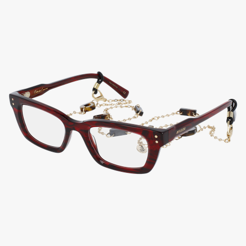 GAFAS GRADUADAS mujer CREATIVE rojo marmoleado