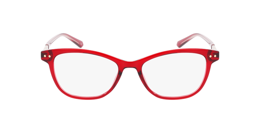 GAFAS GRADUADAS mujer ZELIE rojo - vista de frente