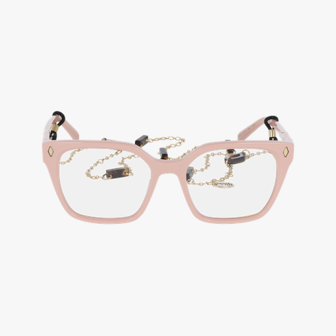 GAFAS GRADUADAS mujer EFFRONTEE rosa vista de frente