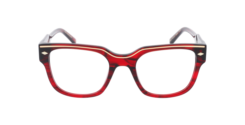 GAFAS GRADUADAS mujer CARACTERES FIL D'OR AUDACIEUSE rojo - vista de frente