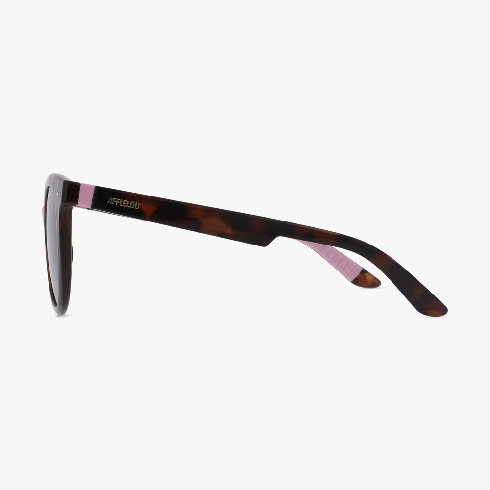 GAFAS DE SOL mujer KENORA POLARIZED carey/rosa - vista de frente