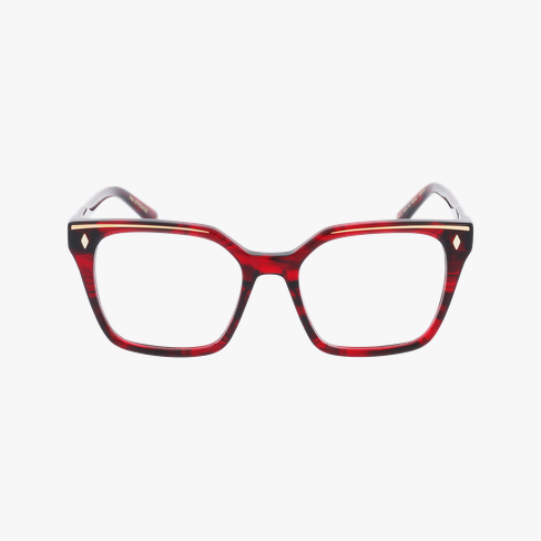 GAFAS GRADUADAS mujer CARACTERES FIL D'OR EFFRONTEE rojo vista de frente