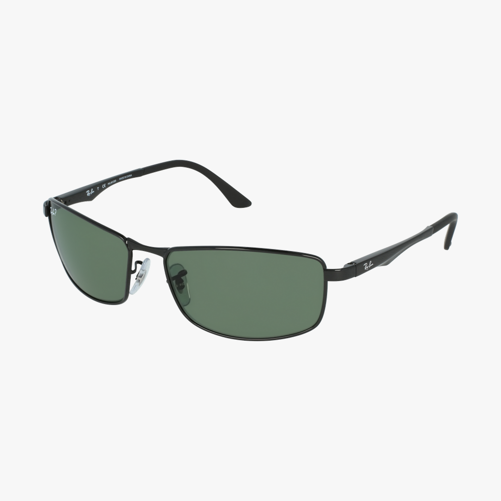 GAFAS DE SOL hombre 0RB3498 negro - vue de 3/4