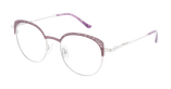 GAFAS GRADUADAS mujer MAGIC293 morado/plateado - vista de frente