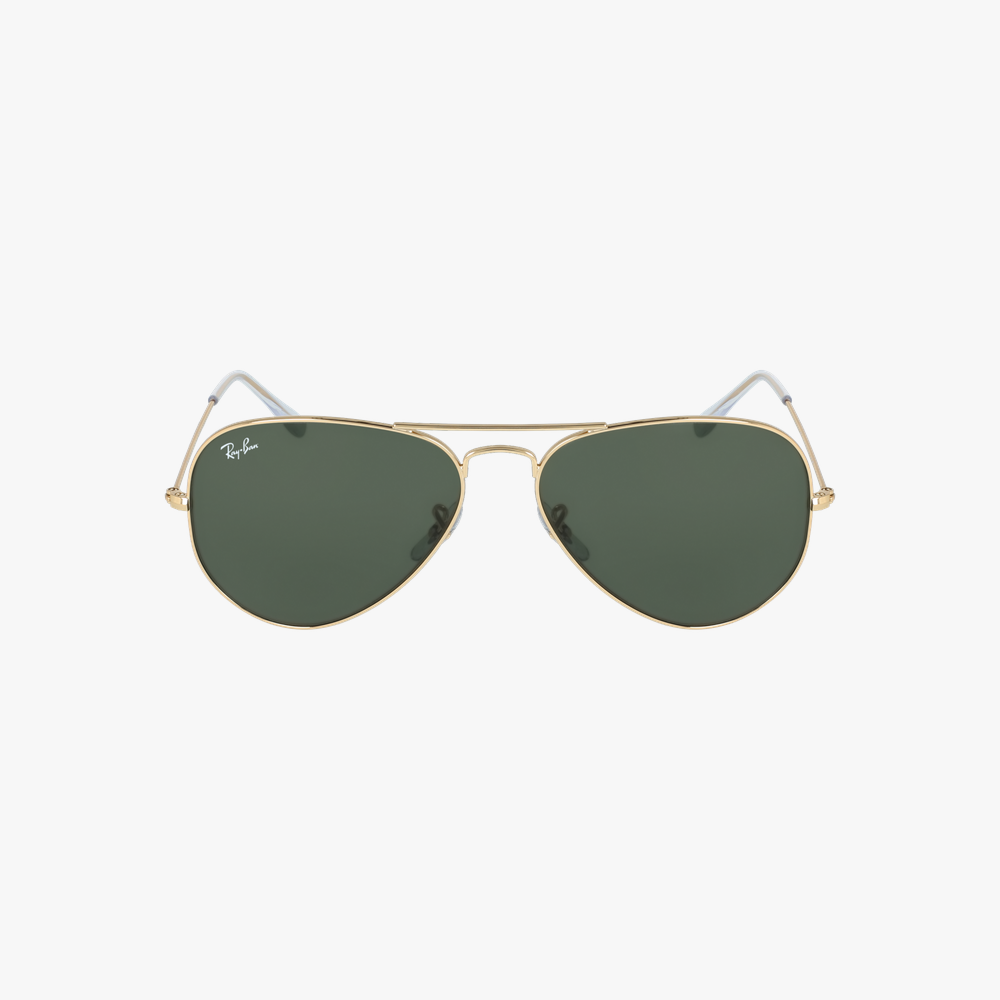 GAFAS DE SOL AVIATOR LARGE METAL dorado - vista de frente