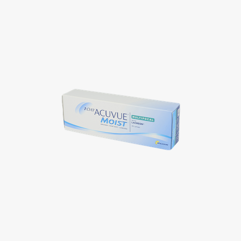 Lentillas 1 DAY ACUVUE® MOIST® MULTIFOCAL 30L vista de frente