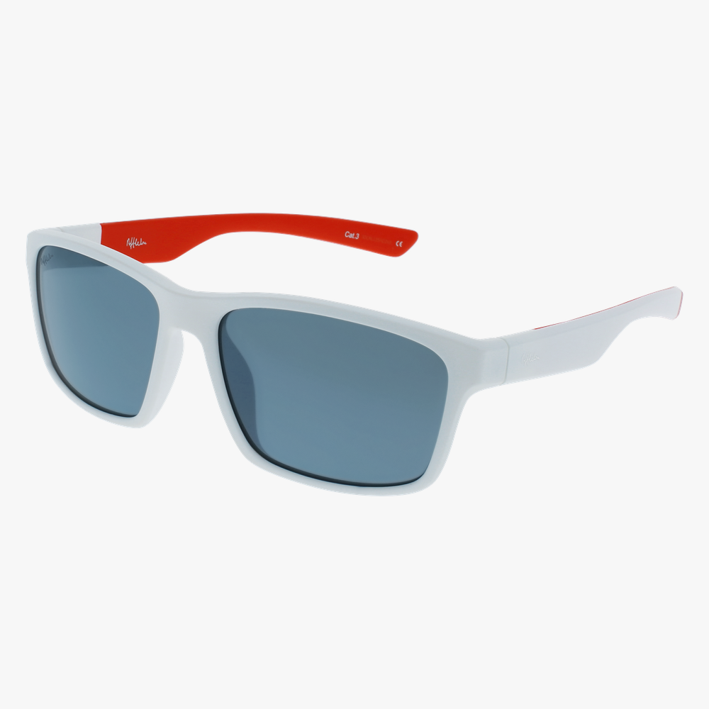 GAFAS DE SOL hombre AUSTIN POLARIZED blanco/rojo - vista de frente