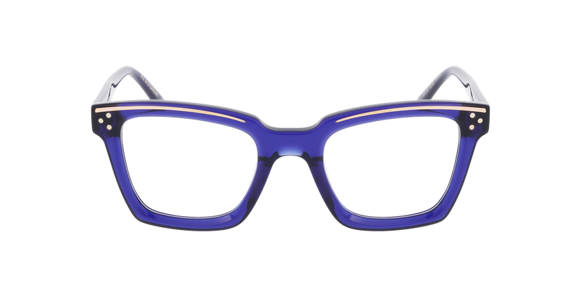 GAFAS GRADUADAS mujer CARACTERES FIL D'OR MYSTERIEUSE azul - vista de frente