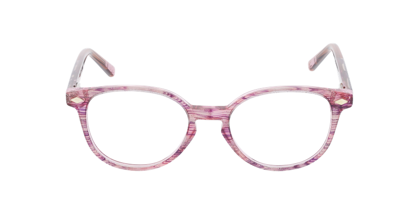 GAFAS GRADUADAS niños PRINCESS 7 rosa - vista de frente