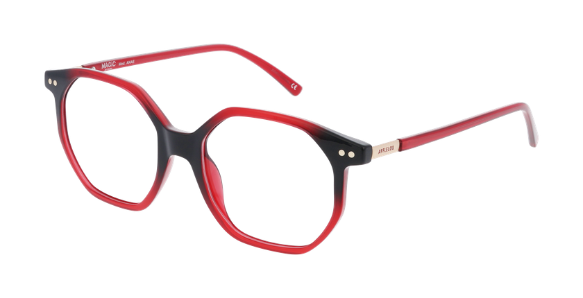 GAFAS GRADUADAS mujer ANAE rojo - vista de frente