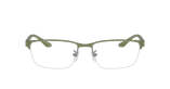 GAFAS GRADUADAS hombre 0EA1147 gris/verde - vista de frente