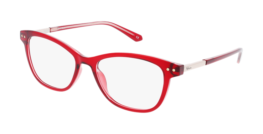 GAFAS GRADUADAS mujer ZELIE rojo - vista de frente