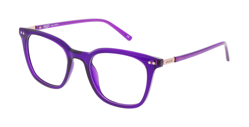 GAFAS GRADUADAS mujer ENOLA morado - vista de frente