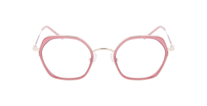 GAFAS GRADUADAS mujer MAGIC221 rosa/dorado - vista de frente