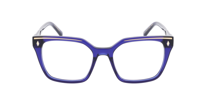 GAFAS GRADUADAS mujer CARACTERES FIL D'OR EFFRONTEE azul - vista de frente