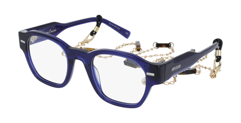 GAFAS GRADUADAS mujer AUTHENTIQUE azul - vista de frente