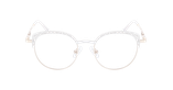 GAFAS GRADUADAS mujer MAGIC293 blanco/dorado - vista de frente