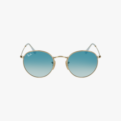 GAFAS DE SOL hombre ROUND METAL dorado