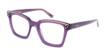 GAFAS GRADUADAS mujer CARACTERES FIL D'OR MYSTERIEUSE morado - vista de frente