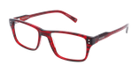 GAFAS GRADUADAS hombre CARACTÈRES ALTRUISTE rojo - vista de frente