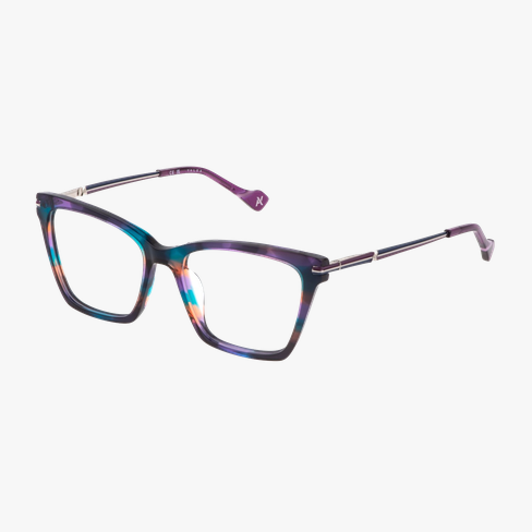 GAFAS GRADUADAS mujer VYA090 morado turquesa/naranja