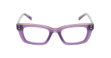 GAFAS GRADUADAS mujer CARACTERES FIL D'OR CREATIVE morado - vista de frente