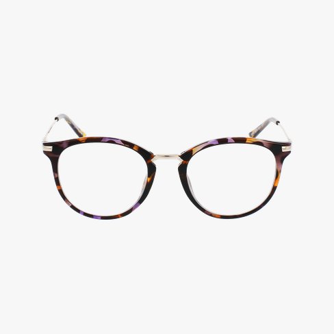 GAFAS GRADUADAS mujer NAWELL carey/morado vista de frente