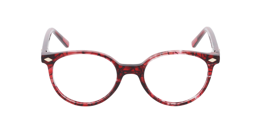 GAFAS GRADUADAS niños PRINCESS 6 rojo - vista de frente