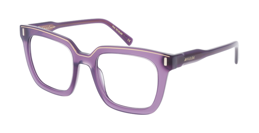 GAFAS GRADUADAS mujer CARACTERES FIL D'OR REVEUSE morado - vista de frente