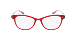 GAFAS GRADUADAS mujer ZELIE rojo - vista de frente